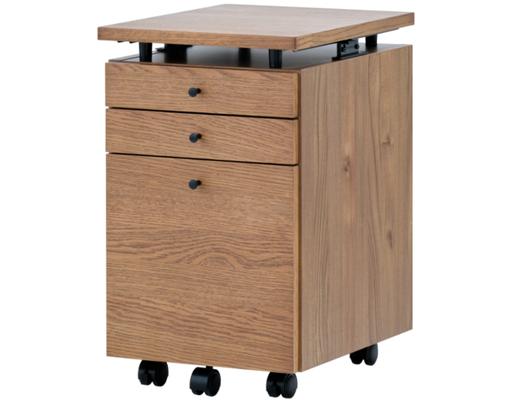 Tủ Bàn Làm Việc Ferro Gỗ Oak Màu Nâu/Đen Histyle