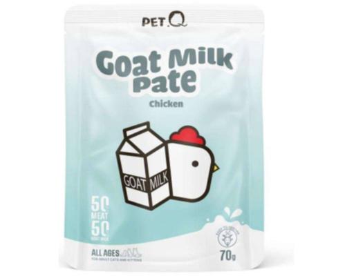 Pate Sữa Dê Cho Mèo Vị Gà 70g PetQ