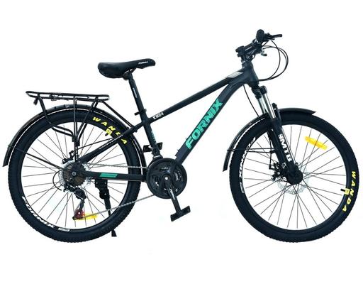 Xe Đạp Địa Hình 24 Inch KM24 Màu Đen-Xanh Lá Fornix