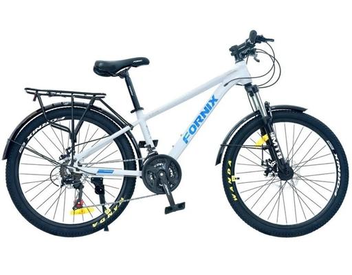 Xe Đạp Địa Hình 24 Inch KM24 Màu Trắng-Xanh Fornix