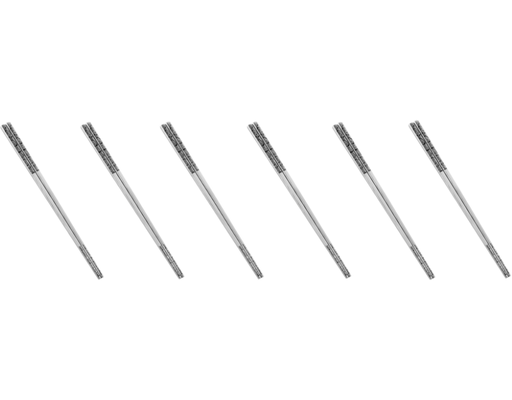 Vỉ 5 Đôi Đũa Laser Inox 304 Bếp Xinh
