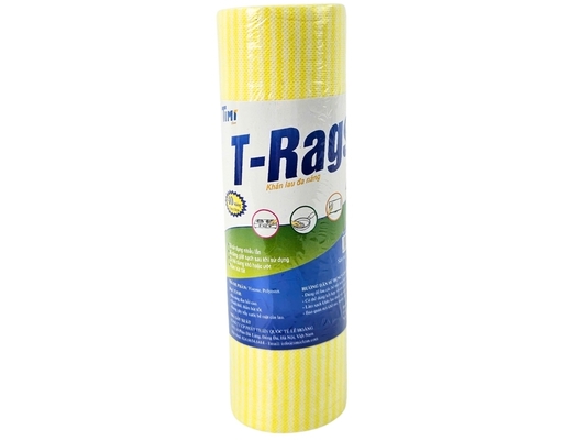 Cuộn Khăn Lau Đa Năng Màu Dạng Lưới 40 Tờ T-Rags