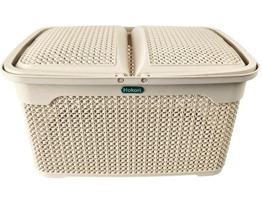 Giỏ Nắp Chấm Bi 2609 49x34x24.5cm Biohome