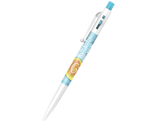 Bút Gel B Buttersmooth Gel GELB-034 0.5mm Mực Xanh Họa Tiết Bánh Tráng Nướng Thiên Long