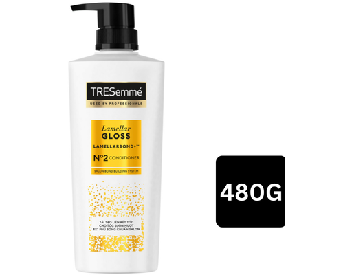 Dầu Xả Lamellar Gloss Phủ Bóng 8X Chuẩn Salon 450g TRESemmé