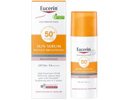 Kem Chống Nắng Chứa Tinh Chất Dưỡng Trắng Sun Serum Spotless Whitening SPF50+ 50ml Eucerin