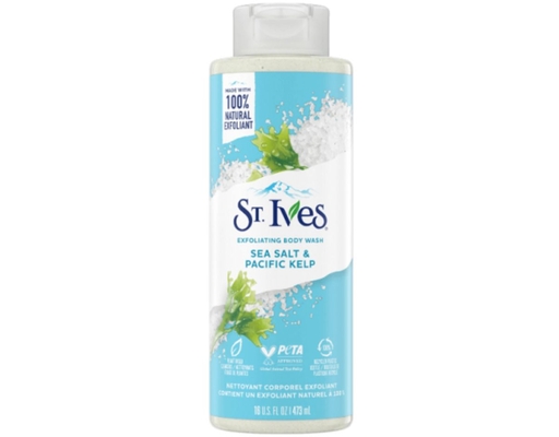 Sữa Tắm Tẩy Tế Bào Chết Hương Muối Biển & Tảo Bẹ 473ml St.Ives