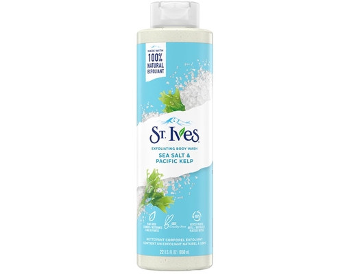 Sữa Tắm Tẩy Tế Bào Chết Hương Muối Biển & Tảo Bẹ 650ml St.Ives