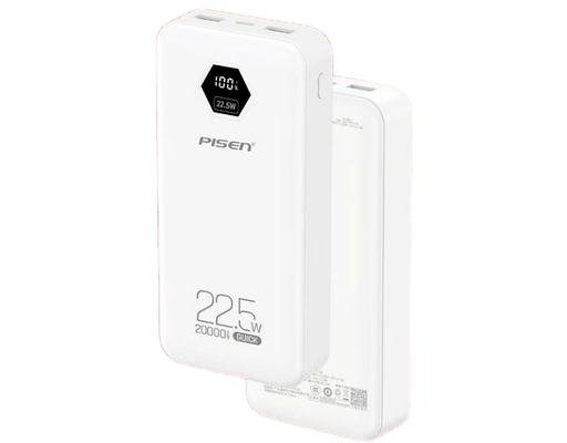 Sạc Dự Phòng Quick Power Cube TP-D184 22.5W 20000mAh Màu Trắng Pisen