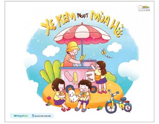 Sách Tô Màu - Xe Kem Ngọt Mùa Hè Megabook