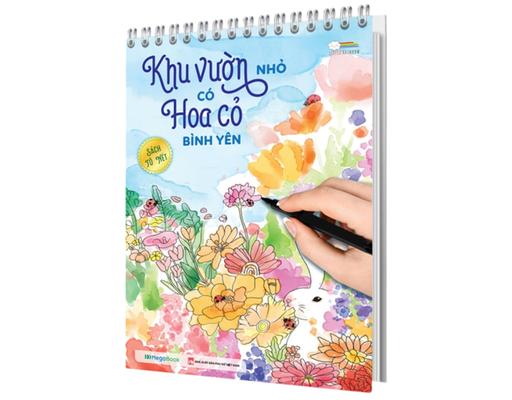 Sách Tô Màu - Khu Vườn Nhỏ Có Hoa Cỏ Bình Yên Megabook
