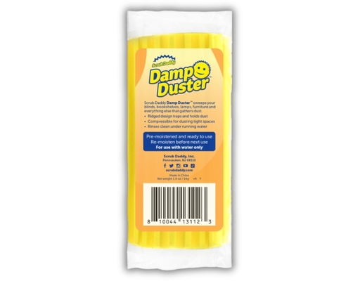 Miếng Xốp Lau Bụi Đa Năng Damp Duster Màu Vàng Scrub Daddy