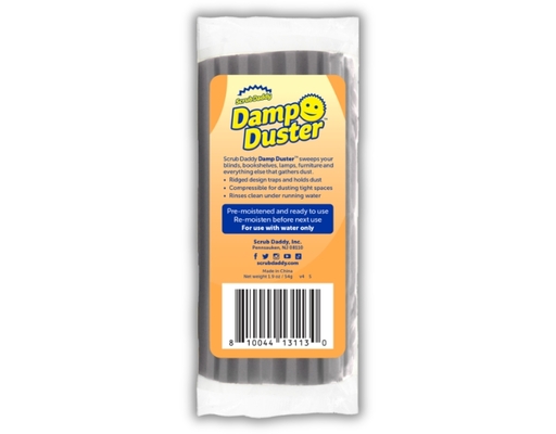 Miếng Xốp Lau Bụi Đa Năng Damp Duster Màu Xám Scrub Daddy