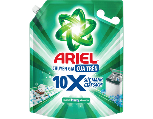Nước Giặt Cửa Trên 10X Giặt Sạch Hương Downy Nắng Sớm 2.9kg Ariel