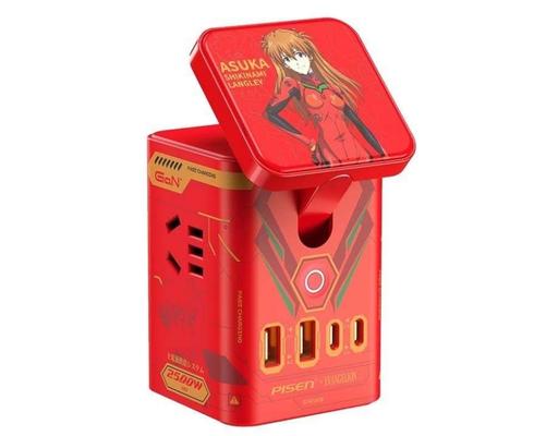 Trạm Sạc Để Bàn Đa Năng Pro Eva Desktop MagStation KF25 Màu Red Asuka Pisen