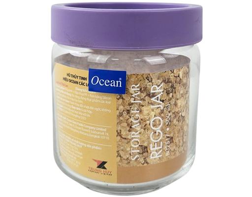Hũ Thủy Tinh Nắp Nhựa 500ml Ocean