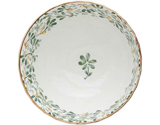 Chén Sứ Hoa 4.5 Inch 0988 Màu Xanh Lá Cây Tuyết Mai