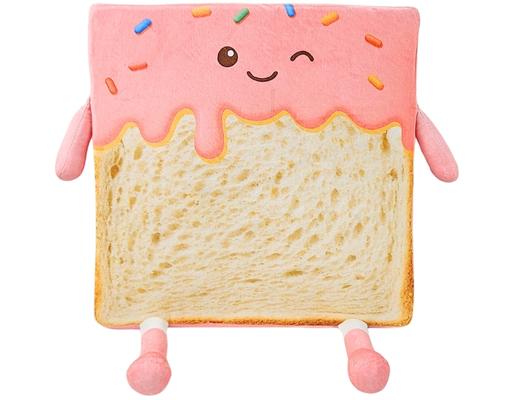 Đệm Ngồi Vuông Chống Trượt 40cm Bánh Mì Dâu Kenhome