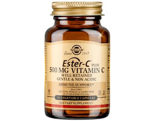 Thực Phẩm Bảo Vệ Sức Khỏe Viên Uống Bổ Sung Vitamin C Dịu Nhẹ Cho Dạ Dày Ester C 500mg 50 Viên Solgar