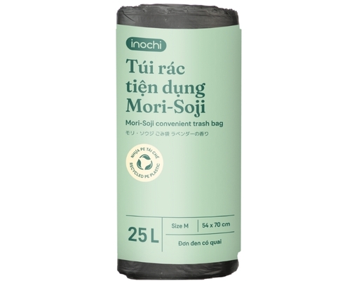 Túi Rác Đen Tiện Dụng Mori-Soji 25L Size M Inochi