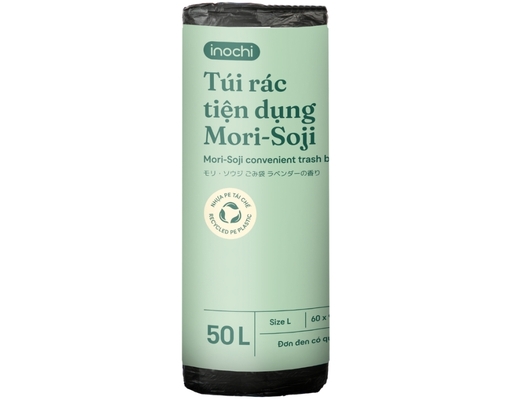 Túi Rác Đen Tiện Dụng Mori-Soji 50L Size L Inochi
