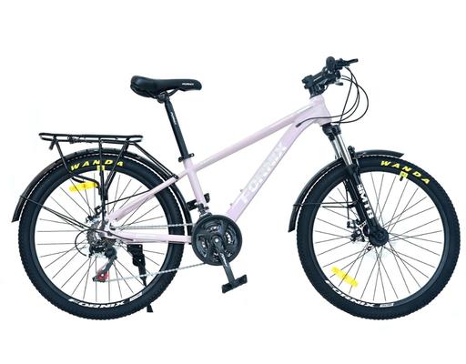 Xe Đạp Địa Hình 24 Inch KM24 Màu Xám-Bạc Fornix