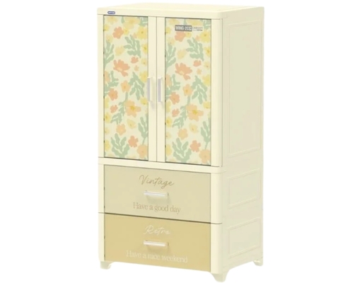 [Đặt Trước] Tủ Wing 2 Cánh 2 Ngăn 70x50x135cm (Note chọn mẫu) Duy Tân