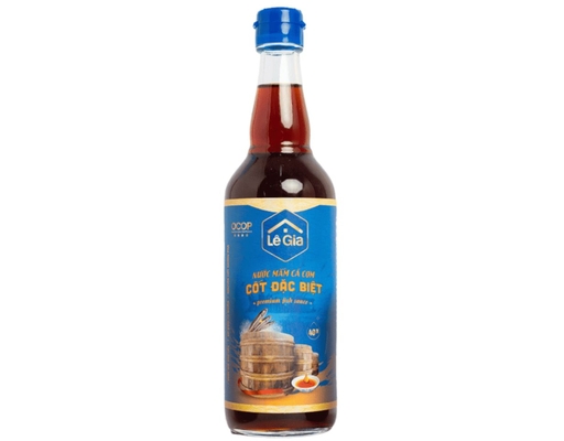 Nước Mắm 40 Độ Đạm 525ml Lê Gia