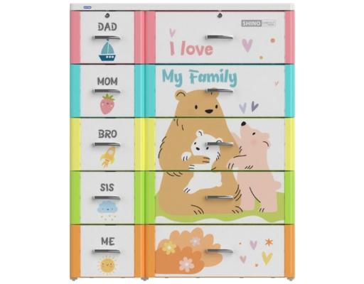 [Đặt Trước] Tủ Shino 5 Tầng 105x48x130cm (Note chọn mẫu) Duy Tân