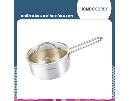 HÓME CÓORDY Nồi Inox 3 Lớp Liền Khối Size 16cm