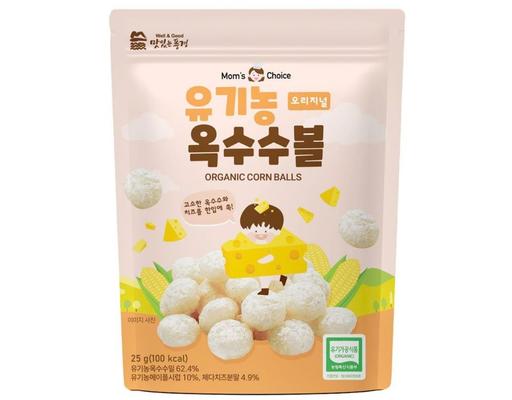 Bánh Bi Ăn Dặm Hữu Cơ Vị Phô Mai Cho Bé Từ 6 Tháng 25g Mom's Choice