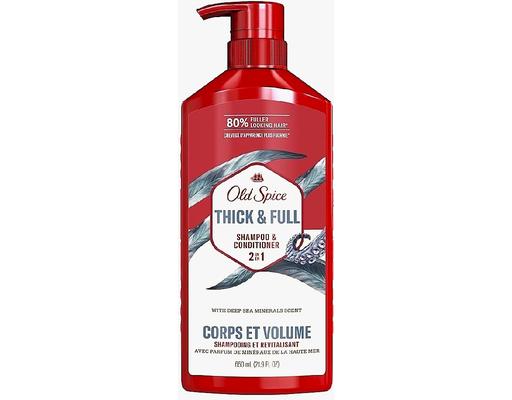 Dầu Gội Xả Cho Nam Hương Biển Sâu Tươi Mát 2in1 Thick & Full 650ml Old Spice