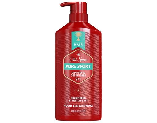 Dầu Gội Xả Cho Nam Hương Cam Chanh Sảng Khoái 2in1 Pure Sport 650ml Old Spice