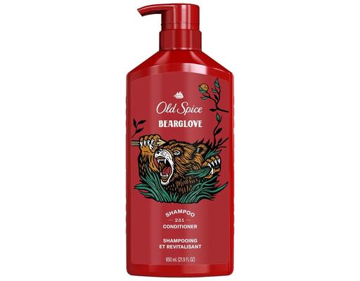 Dầu Gội Xả Cho Nam Hương Mạnh Mẽ Nam Tính 2in1 Bearglove 650ml Old Spice