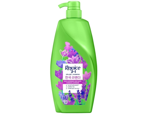 Dầu Gội 3 Trong 1 Hương Hoa Lavender 630ml Rejoice