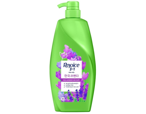 Dầu Gội 3 Trong 1 Hương Hoa Lavender 900ml Rejoice