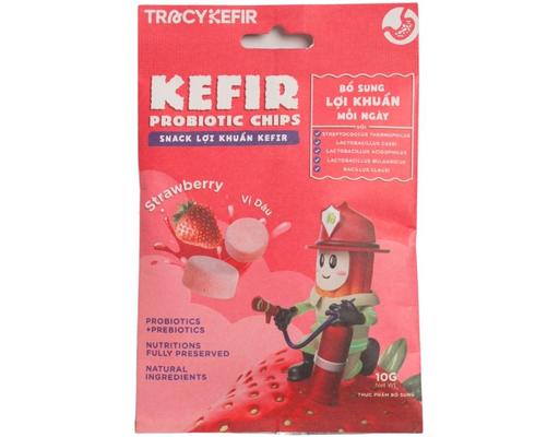 Snack Lợi Khuẩn Vị Dâu 10g Tracy Kefir