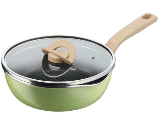 Tefal Chảo Nồi Có Nắp Đa Năng 2 Trong 1 24cm Màu Xanh