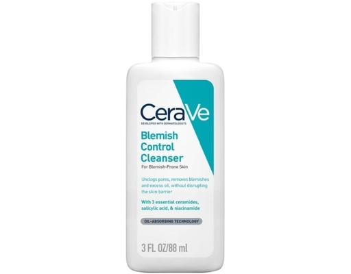 Gel Rửa Mặt Cho Da Dầu Mụn Blemish Control Cleanser 88ml CeraVe