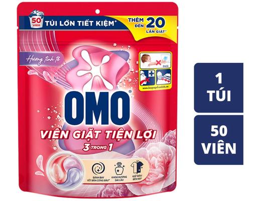 Viên Giặt 3in1 Hương Tinh Tế - 50 Viên x 10.5g OMO