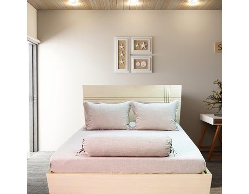 Bộ Drap Vải Lanh Poly 180x200cm MYM