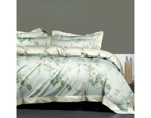 Bộ Drap Tencel 180x200cm Họa Tiết Hoa MYM