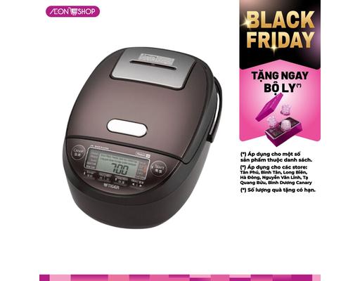 Tiger Nồi Cơm Điện Tử Cao Tần Áp Suất JPK-W10W 1L