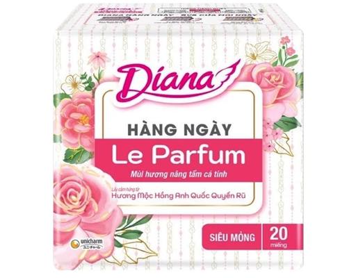 Băng Vệ Sinh Hàng Ngày La Parfum Hương Mộc Hồng Anh Quốc 20 Miếng Diana