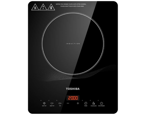 Bếp Từ Đơn C-20R1SV (Tặng Kèm 01 Nồi Lẩu Cao Cấp) Toshiba