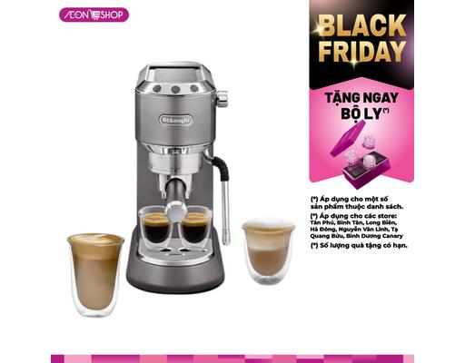 Delonghi Máy Pha Cà Phê EC885.GY Màu Xám