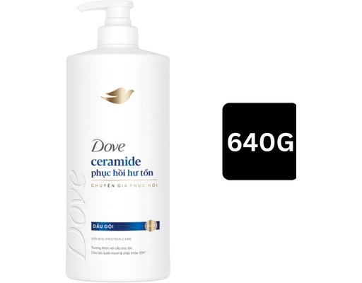 Dầu Gội Phục Hồi Tóc Hư Tổn 640g Dove