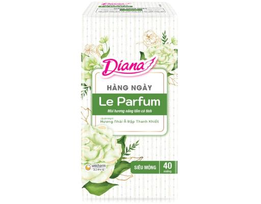 Băng Vệ Sinh Hàng Ngày La Parfum Hương Nhài Ả Rập 40 Miếng 40 Miếng Diana