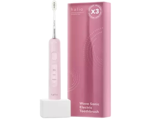 Bàn Chải Đánh Răng Điện Wave Sonic Pink Whisper Halio