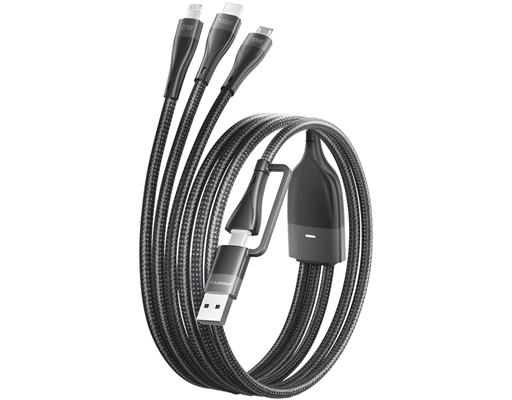 Cáp Sạc Pro Mars 3In1 AP-FC15-1200 Pisen